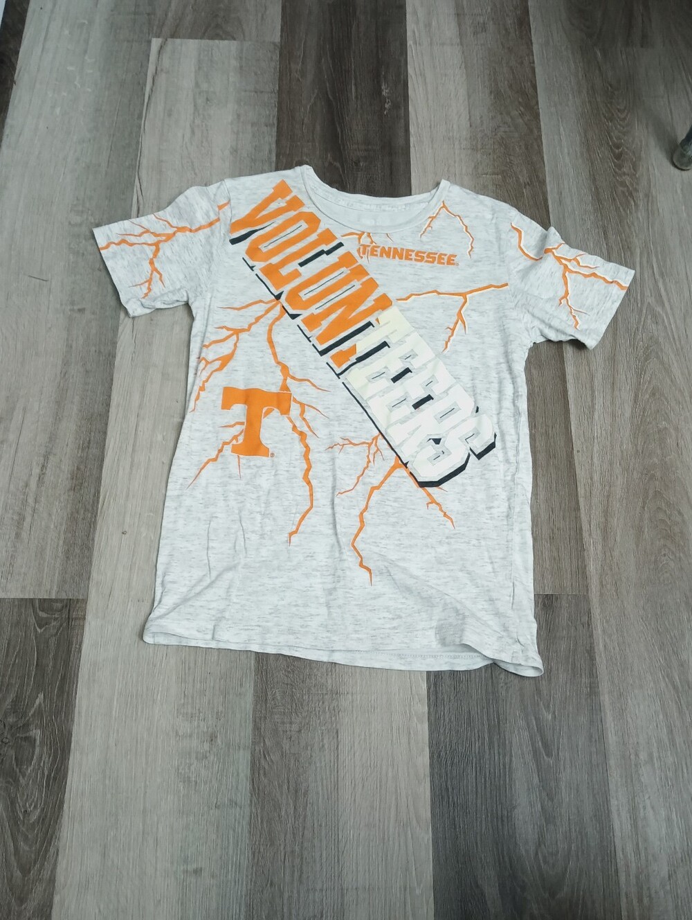 Tennessee Volunteers Kids Short-Sleeve 14/16 - White/Orange Boys Size Youth Larg